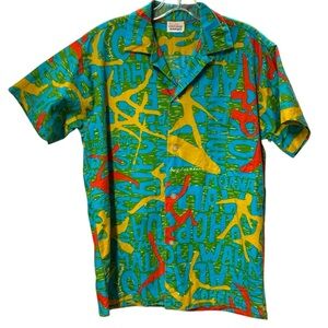 Vtg Surfline Hawaii Aloha Shirt